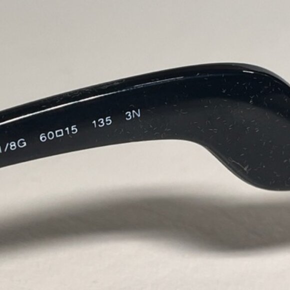 NEW DOLCE & GABBANA D&G 8063 501/8G GLOSSY BLACK 60-15-135 SUNGLASSES 3N W/ CASE - Picture 9 of 15